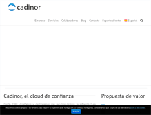 Tablet Screenshot of cadinor.com